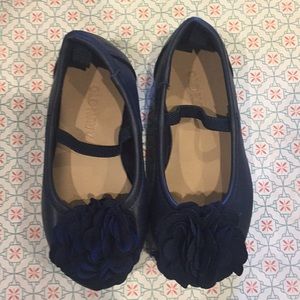 Toddler Girl Navy Ballet flats
